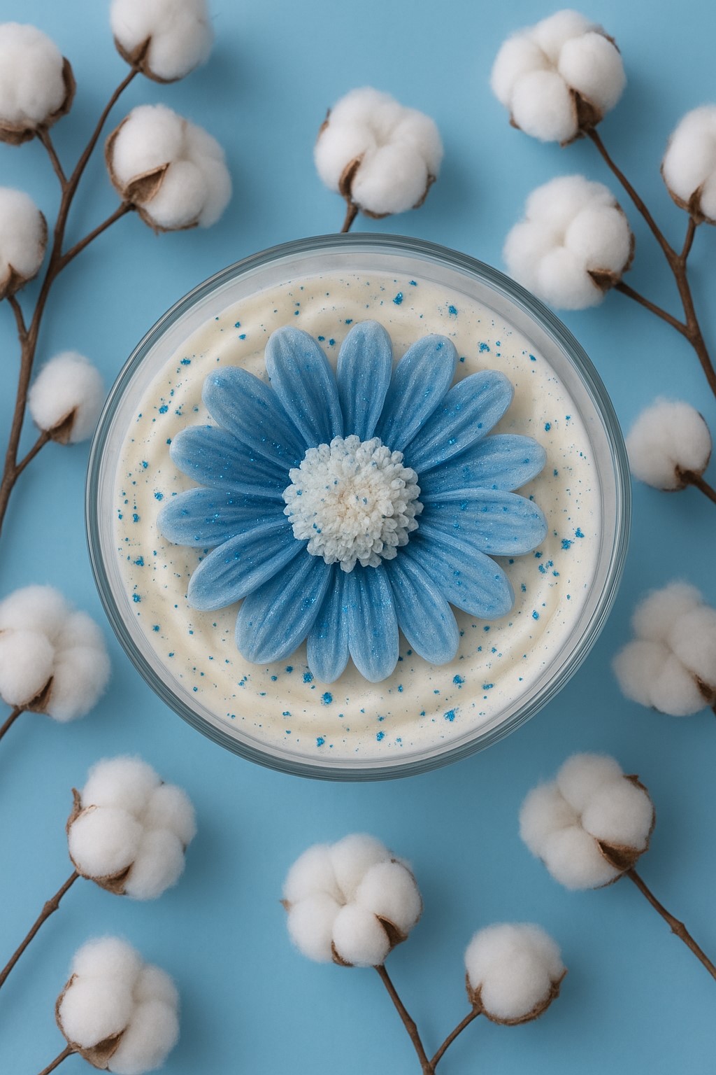 Bougie Gourmande Fleur de Coton – Image 2