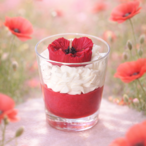 Bougie Gourmande Coquelicot