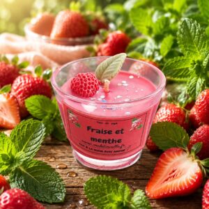 Bougie Fraise Menthe