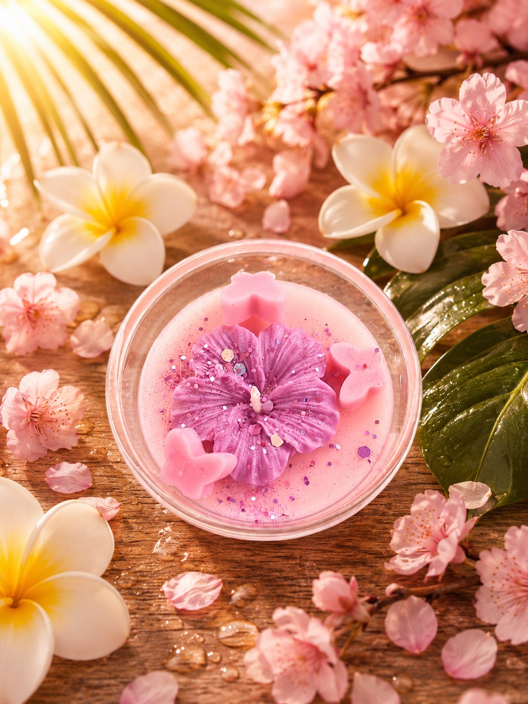 Bougie Monoï Fleur de Cerisier – Image 2