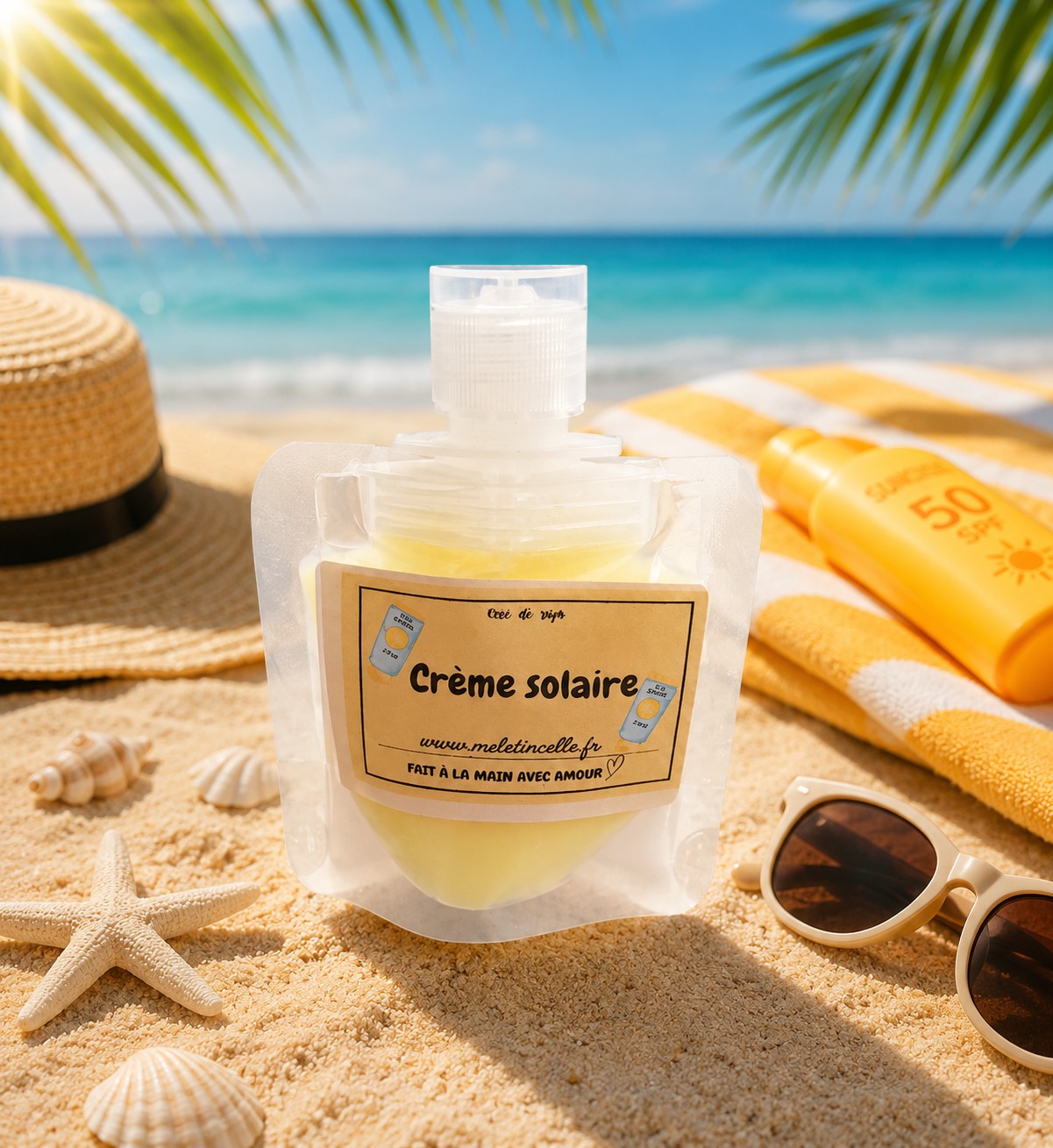 Gourde Parfumée Crème Solaire