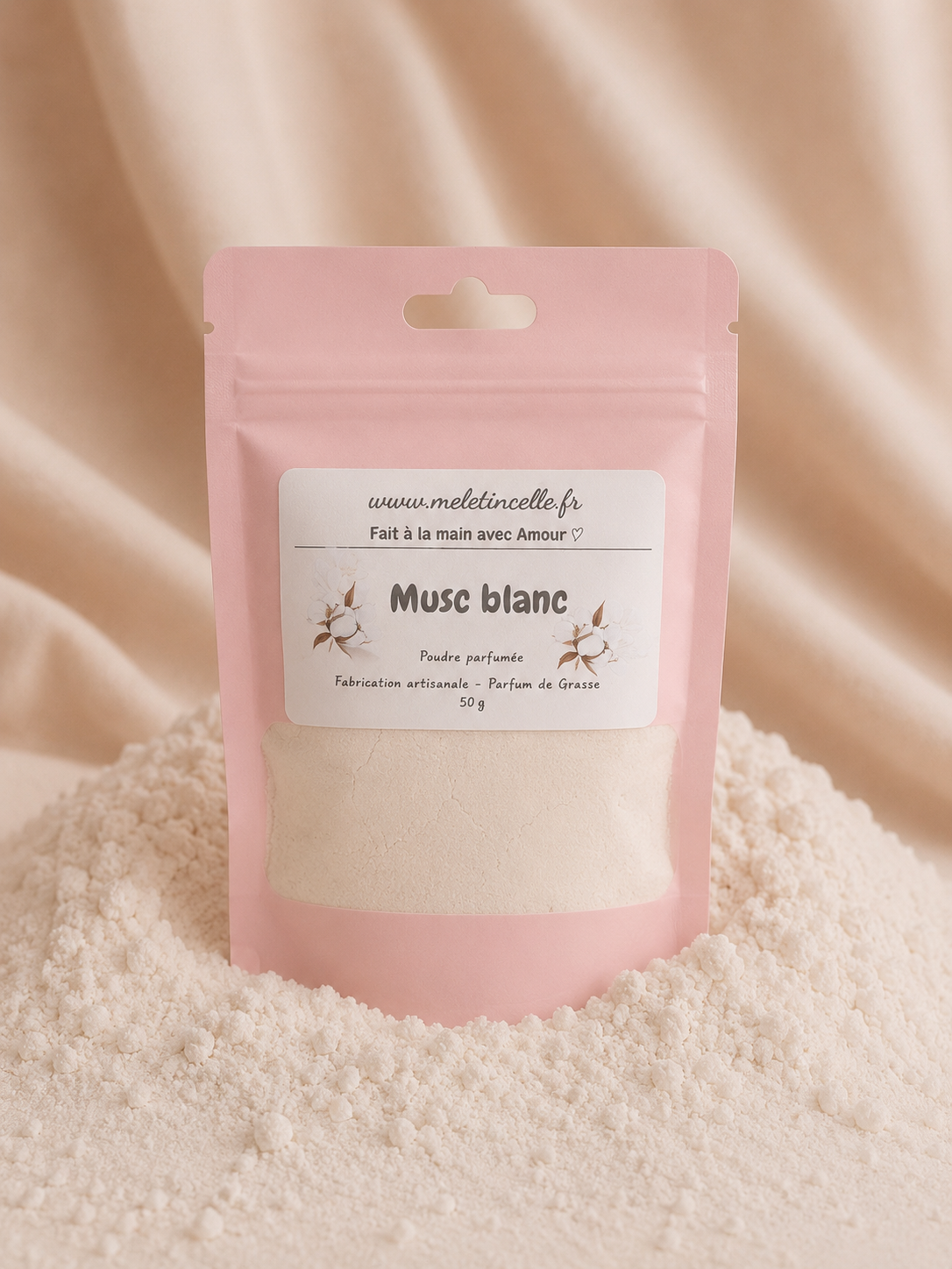 Poudre Parfumée Musc Blanc